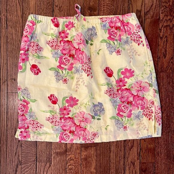EUC Sz M/L Field Gear Lined Linen Skirt - Picture 1 of 8